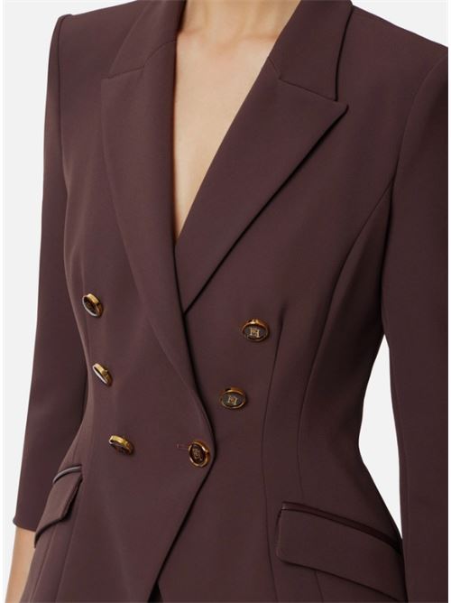 GIACCA IN DOPPIO CREPE ELISABETTA FRANCHI | GI17456E2EA4 Merlot